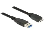USB laidas DeLOCK 85073 USB 3.2 Gen 1 1,5 m USB A &ndash; Micro-USB B juodas