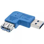USB 3.0 adapteris A lizdas / A ki&scaron;tukas kairysis 90&deg; InLine 35300M