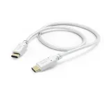 Hama įkrovimo laidas, USB-C &ndash; USB-C, 1,5 m, baltas