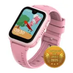 I&scaron;manusis laikrodis Garett Kids Vibe Ai 4G rožinis su GPS sekimu ir vandeniui atspariu dizainu