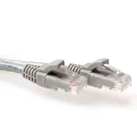 ACT pilkas 3 metrų U/UTP CAT6A lizdinis jungiamasis kabelis su RJ45 jungtimis