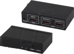 ShiverPeaks SHVP 05-03002 HDMI signalo daliklis 1x HDMI į 2x HDMI, 4K2K, 3D, juodas, metalinis