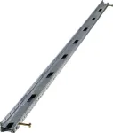 Racko aksesuaras Hager UN08A &ndash; nerūdijantis plienas, 26,2 mm x 1200 mm x 18 mm (2 vnt.)