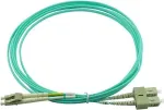 Skaidulinis optinis kabelis BlueOptics CAB-OM3-SC-LC-2M-BO Aqua 2m OM3 LC SC