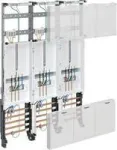 Komplektinis skydas Hager ZL33X4 3Z 3-ta&scaron;kinis 1050mm 3-laukis