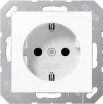 Ki&scaron;tukinis lizdas Jung A 520 WW, CEE 7/3, 250 V, 16 A, baltas, duroplastas
