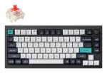 Mechaninė klaviatūra Keychron Q1 Max &mdash; USB + RF belaidis + Bluetooth, QWERTY Nordic, Juoda, RGB