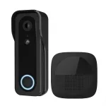 Vaizdo durų skambutis TRUST DOORCAM-3000 juodas, 3 MP, Wi-Fi 2,4 GHz, MicroSD iki 256 GB, baterija/USB (8&ndash;24 V)