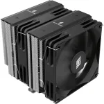 Oro au&scaron;intuvas CPU Silentware Titan Performance Dual-Tower, 265W TDP, 2&times;120mm PWM ventiliatoriai, AM5/LGA1700 suderinamas