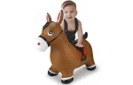 Pripučiamas &scaron;okinėjantis žaislas gyvūnėlis Jamara Hopping Animal Horse rudas su pompa