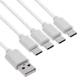 InLine 35142W USB laidas USB 2.0 2 m USB A 4 x USB-C baltas