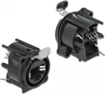 DeLOCK D tipo modulis RJ45 lizdas litavimui juoda moteri&scaron;ka 25 mm
