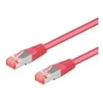 Wentronic Goobay CAT 6a Patch kabelis, S/FTP (PiMF), violetinis, 2 m - LSZH halogenų neturintis, varinis (93743)