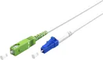Goobay 59616 Skaidulinis kabelis 30 m SC/APC LC/UPC FTTH OS2 Baltas