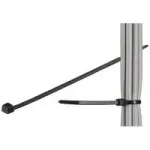 Kabelio rai&scaron;tis, atsparus oro sąlygoms, nailonas, juodas - Ilgis 280 mm Plotis 4,8 mm