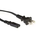 Maitinimo laidas ACT Powercord C7 su USA ki&scaron;tuku, juodas, 1,8 m