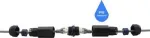 Renkforce RJ45 tinklo adapteris CAT 6 [1x RJ45 lizdas - 1x RJ45 lizdas] juodas (RF-4533938)