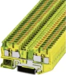 Phoenix Contact Push-In apsauginis įžeminimo gnybtas PT-PE PT 4-QUATTRO-PE Žaliai-Geltona Turinys: 1 vnt. (3211809)