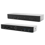 i-tec Thunderbolt 4 Intelektuali Dviejų Ekranų Dokų Stotelė su 90 W įkrovimu