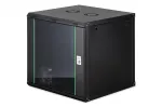Sieninis tinklo spintas DIGITUS Dynamic-N DN-37111 &mdash; 12U, 600x600 mm, IP20, spynelė