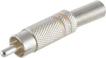 Cinch (RCA) jungtis ShiverPeaks 52000-Y, 6 mm metal, geltona