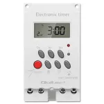 Elektroninis laikmatis DIN bėgiui QOLTEC PC0629 &mdash; 24V maitinimas, 16A i&scaron;ėjimas