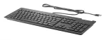 HP Business Slim v2 Smartcard klaviatūra, pilno dydžio (100%), laidinė, USB, juoda