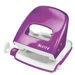 Leitz NeXXt WOW 5008 metalinis 2-ių skylių perforatorius, 30 lapų, violetinis