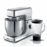 Ariete 1598 Gourmet Professional 7L Metal - Planetinis mai&scaron;ytuvas su blenderiu - Nerūdijančio plieno dubuo - 7 L - Stiklinis ąsotis - 1200 W - 6 greičiai