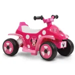Elektrinis važiuoklis keturratis vaikams HUFFY Minnie Mouse 19073W, baterijomis maitinamas vaiki&scaron;kas ATV