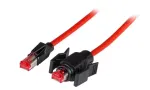 Tinklo kabelis EFB Elektronik K8670.3 Raudonas 3 m Cat6a S/FTP