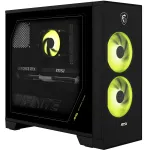 MSI MAG Infinite S AI 2nd 2NVM5-003AT žaidimų stalinis kompiuteris - Intel Core Ultra 5 225F, RTX 5060 Ti, 16GB DDR5, 1TB SSD, Windows 11 Home, juoda/skaidri