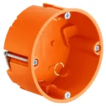 Kaiser Elektro 9061-00 ertmės sienos dėžutė &Oslash; 68 mm, gylis 35 mm, oranžinė