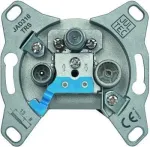 JULTEC JAD309TSM Antenos galinis lizdas su 3 i&scaron;vadais, 9 dB, diodais atskirtas SAT (JAD309TSM)