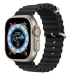 Dux Ducis Silikoninis dirželis, skirtas Apple Watch 42/44/45/46/49mm, juodas
