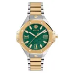 Philipp Plein moteri&scaron;kas laikrodis PWBDA0724 39mm Quartz nerūdijantis plienas silikonas juodas