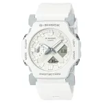 CASIO GA-2300-7AER Moteri&scaron;kas analoginis-skaitmeninis laikrodis, 42,9 mm, baltas dervos korpusas