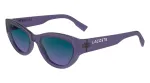 Lacoste Women's Sunglasses L6013S5418513 - Rectangular Acetate Frame with UV400 Protection - 54/18/140 mm
