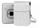 LOVEINSTANT Apsauginis dėklas, skirtas Fujifilm Instax Mini LiPlay &ndash; sidabrinis