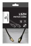 GEMBIRD PP8-LSZHCU-BK-0.5M S/FTP Cat.8 LSZH Patch Cord Black 0.5m