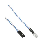 InLine pagrindinės plok&scaron;tės maitinimo / HDD &scaron;viesos diodas, mėlynas, 5 mm, 0,8 m