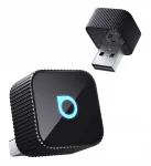 Ottocast Mini Pot CP88-T3 belaidis CarPlay ir Android Auto adapteris, juodas (CP88-T3)