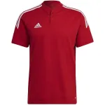 adidas Condivo 22 Polo Red H44107 S vyri&scaron;ki futbolo mar&scaron;kinėliai