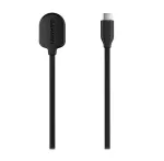 Garmin magnetiniai įkrovimo kabeliai, USB-C &ndash; 2 vnt. rinkinys su 3 keičiamais antgaliais (USB-C, Micro USB, Lightning), 1 m ir 2 m nailono pynė, 60W greitas įkrovimas, duomenų sinchronizavimas, 360&deg; sukimasis, LED indikatorius, juoda