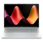 HP OmniBook 3 16-bu0130ng 16 colių WUXGA IPS ne&scaron;iojamasis kompiuteris, Intel Core 3 100U, 8GB RAM, 512GB SSD, FreeDOS, natūralaus sidabro spalvos