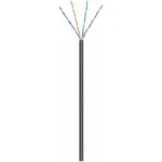 DSIT CAT6 lauko tinklo kabelis U/UTP AWG 24/7 lankstus 100m juodas