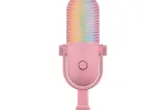 Razer Seiren V3 Chroma 32 bit DSP USB kondensatorinis mikrofonas - Kvarcinis rožinis