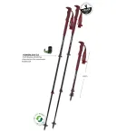 Komperdell Carbon Pro Zero Compact trekkingo lazdos - Malbec