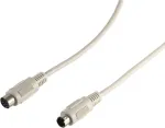 S CONN MAXIMUM CONNECTIVITY ShiverPeaks PS/2 prailginimo kabelis, 6-pin Mini DIN vyri&scaron;kas į moteri&scaron;ką, 3,0 m, juodas 78106-3