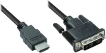 Good Connections HDMI į DVI-D Single Link kabelis 2m juodas 4510-DD2